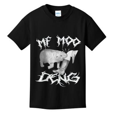 Funny Moo Deng (Metal) Kids T-Shirt