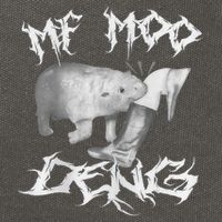 Funny Moo Deng (Metal) Cotton Canvas Backpack