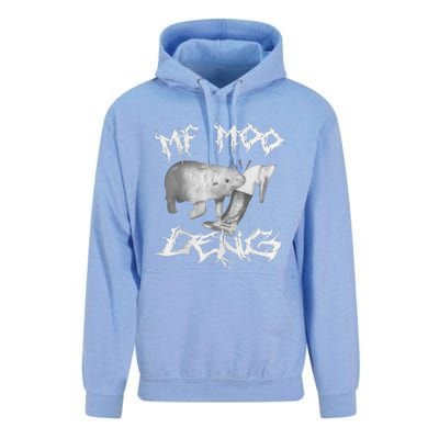 Funny Moo Deng (Metal) Unisex Surf Hoodie