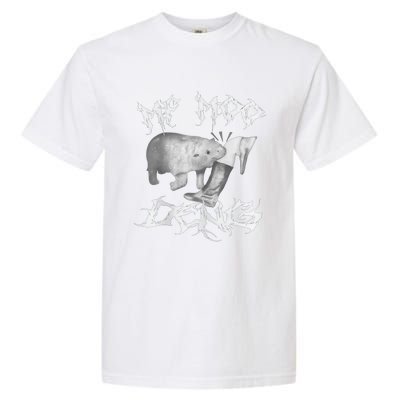 Funny Moo Deng (Metal) Garment-Dyed Heavyweight T-Shirt