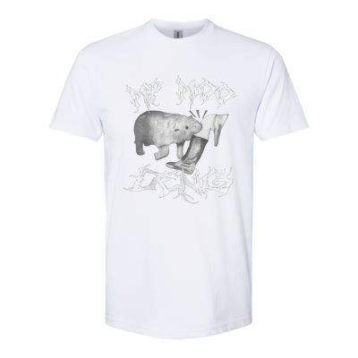 Funny Moo Deng (Metal) Softstyle CVC T-Shirt