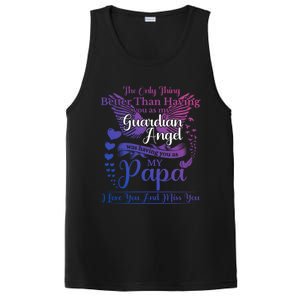 For My Dad In Heaven I Love You Miss You Memorial Day Gift PosiCharge Competitor Tank