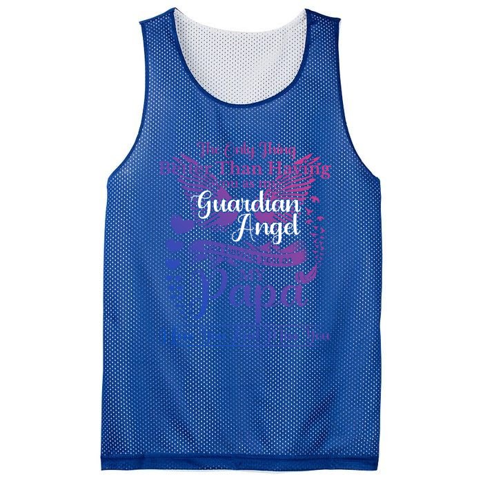 For My Dad In Heaven I Love You Miss You Memorial Day Gift Mesh Reversible Basketball Jersey Tank