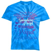 For My Dad In Heaven I Love You Miss You Memorial Day Gift Kids Tie-Dye T-Shirt