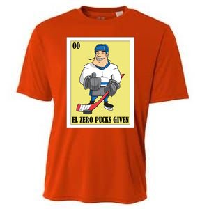 Funny Mexican Design For Hockey El Zero Pucks Given Gift Cooling Performance Crew T-Shirt