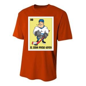 Funny Mexican Design For Hockey El Zero Pucks Given Gift Performance Sprint T-Shirt