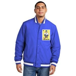 Funny Mexican Design For Hockey El Zero Pucks Given Gift Insulated Varsity Jacket