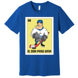 Funny Mexican Design For Hockey El Zero Pucks Given Gift Premium T-Shirt