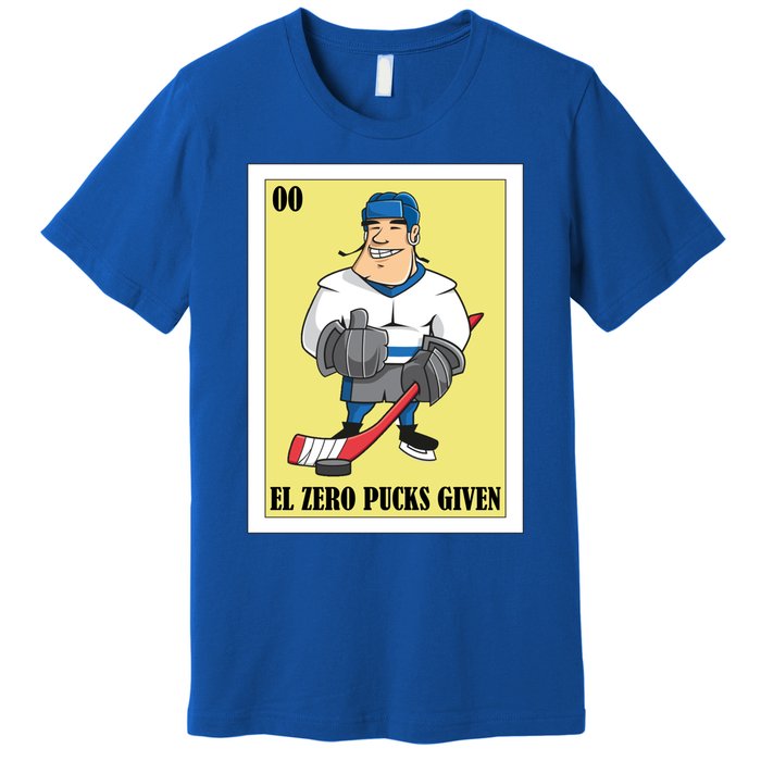 Funny Mexican Design For Hockey El Zero Pucks Given Gift Premium T-Shirt