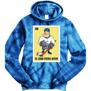 Funny Mexican Design For Hockey El Zero Pucks Given Gift Tie Dye Hoodie