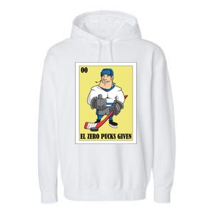 Funny Mexican Design For Hockey El Zero Pucks Given Gift Garment-Dyed Fleece Hoodie