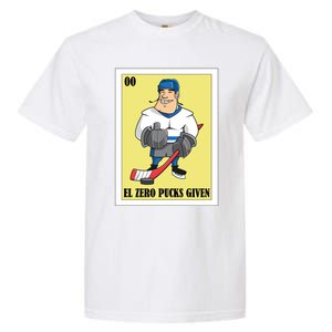 Funny Mexican Design For Hockey El Zero Pucks Given Gift Garment-Dyed Heavyweight T-Shirt