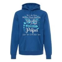 For My Dad In Heaven I Love You Miss You Memorial Day Gift Premium Hoodie