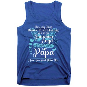 For My Dad In Heaven I Love You Miss You Memorial Day Gift Tank Top