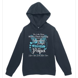 For My Dad In Heaven I Love You Miss You Memorial Day Gift Urban Pullover Hoodie