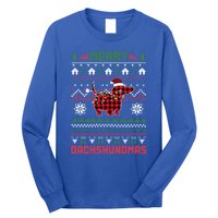 Funny Merry Dachshundmas Ugly Christmas Sweater Dachshund Gift Long Sleeve Shirt