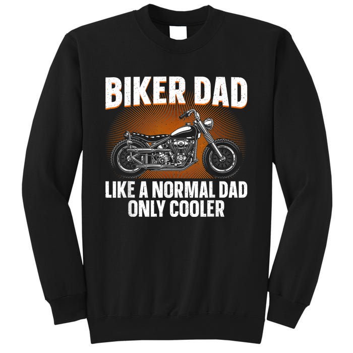 Funny Motorcycle Dad Design For Grandpa Motorbike Rider Sweatshirt