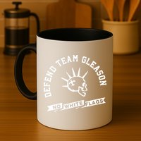 Foster Moreau Defend Team Gleason No White Flags Mug