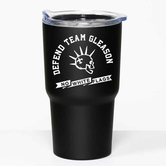 Foster Moreau Defend Team Gleason No White Flags Tumbler