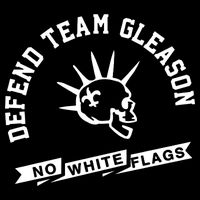 Foster Moreau Defend Team Gleason No White Flags Cropped Pullover Crew