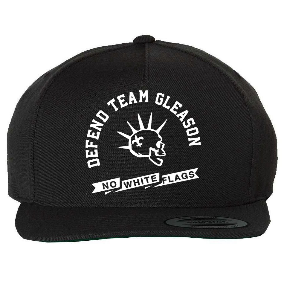 Foster Moreau Defend Team Gleason No White Flags Wool Snapback Cap
