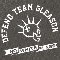Foster Moreau Defend Team Gleason No White Flags Cotton Canvas Backpack