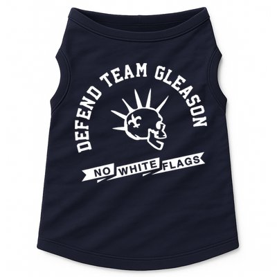 Foster Moreau Defend Team Gleason No White Flags Doggie Tank