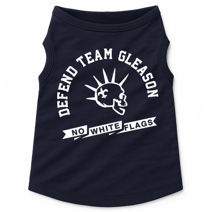 Foster Moreau Defend Team Gleason No White Flags Doggie Tank
