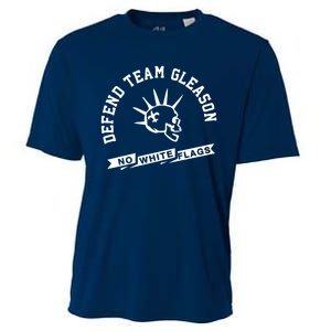 Foster Moreau Defend Team Gleason No White Flags Cooling Performance Crew T-Shirt