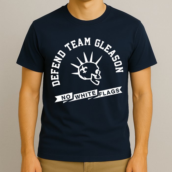 Foster Moreau Defend Team Gleason No White Flags T-Shirt