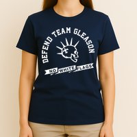 Foster Moreau Defend Team Gleason No White Flags T-Shirt