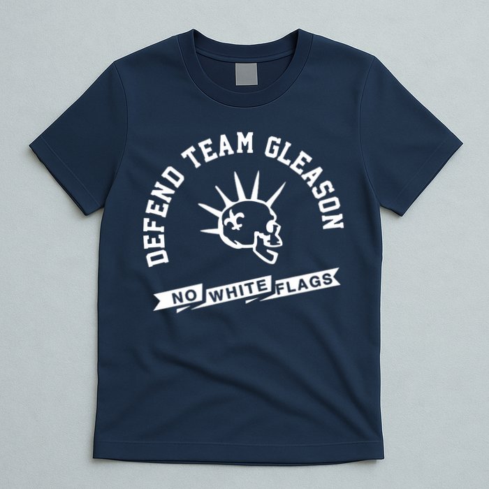 Foster Moreau Defend Team Gleason No White Flags T-Shirt