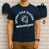 Foster Moreau Defend Team Gleason No White Flags T-Shirt