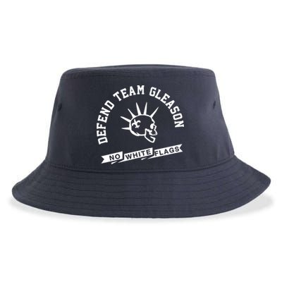 Foster Moreau Defend Team Gleason No White Flags Sustainable Bucket Hat