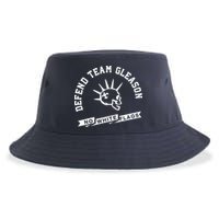 Foster Moreau Defend Team Gleason No White Flags Sustainable Bucket Hat