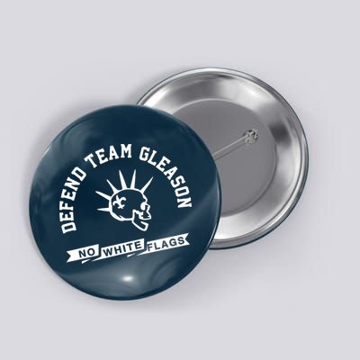 Foster Moreau Defend Team Gleason No White Flags Button