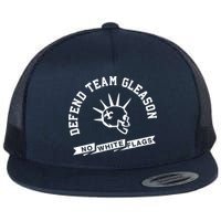 Foster Moreau Defend Team Gleason No White Flags Flat Bill Trucker Hat