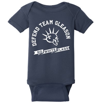 Foster Moreau Defend Team Gleason No White Flags Baby Bodysuit