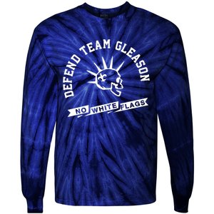 Foster Moreau Defend Team Gleason No White Flags Tie-Dye Long Sleeve Shirt