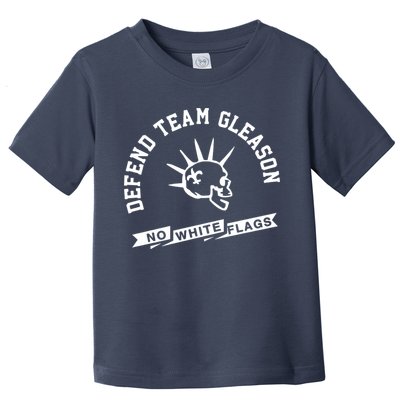 Foster Moreau Defend Team Gleason No White Flags Toddler T-Shirt