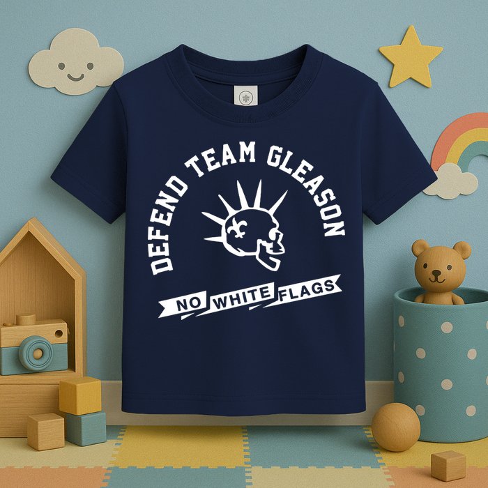 Foster Moreau Defend Team Gleason No White Flags Toddler T-Shirt