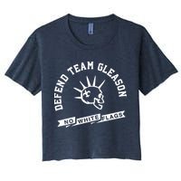 Foster Moreau Defend Team Gleason No White Flags Crop Top