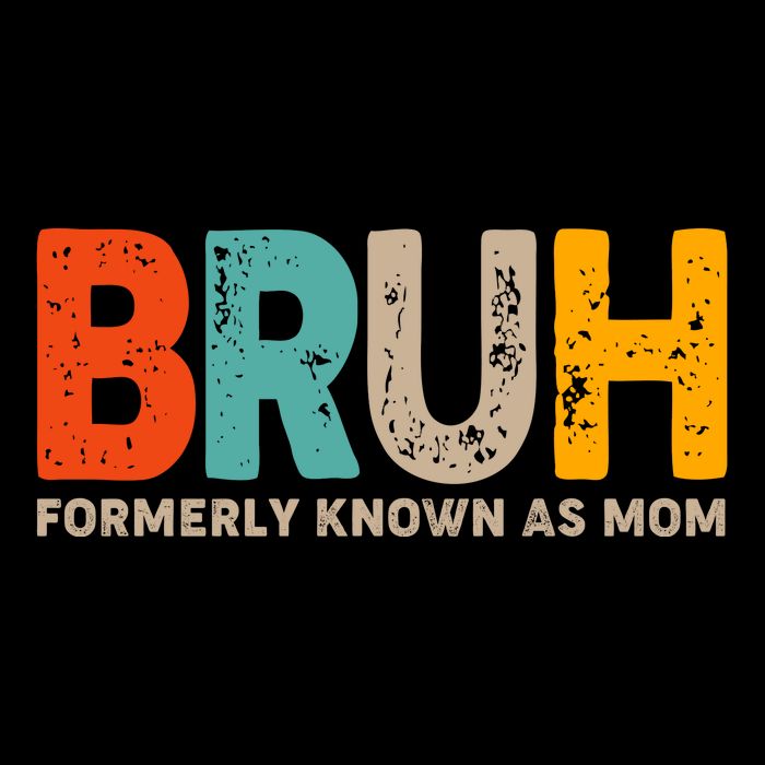 Funny Mothers Day Bruh Formerly Known As Mom Drawstring Bag