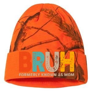 Funny Mothers Day Bruh Formerly Known As Mom Kati Licensed 12" Camo Beanie