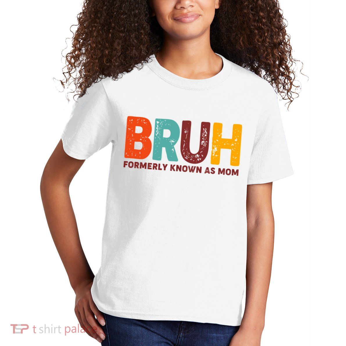 Funny Mothers Day Bruh Formerly Known As Mom Kids T-Shirt