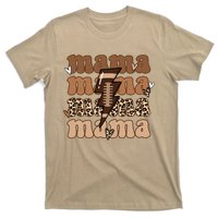 Football Mama Distressed Lightning Bolt Mom T-Shirt