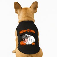 Funny Moo Deng Halloween Boo Ghost Costume Moodeng Lover Doggie Tank