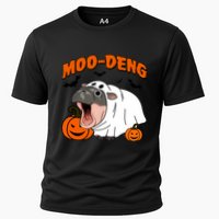 Funny Moo Deng Halloween Boo Ghost Costume Moodeng Lover Performance Shirt