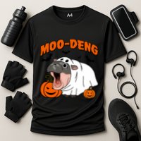 Funny Moo Deng Halloween Boo Ghost Costume Moodeng Lover Performance Shirt