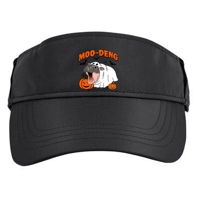 Funny Moo Deng Halloween Boo Ghost Costume Moodeng Lover Adult Drive Performance Visor